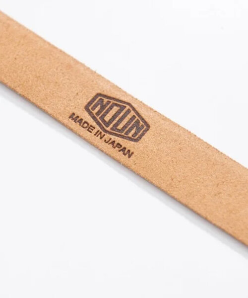 NECESSARY or UNNECESSARY（ネセサリーオアアンネセサリー）の「【necessary or unnecessary】NOUN LEATHER BELT 'NORMAL'（ベルト・メンズ・ブラック/ホワイト/キャメル・FREE）」の6枚目の写真