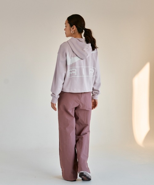 完売サイズ　NIKEミッドライズ　オープン　ヘムパンツ　2XL スモーキーモーブ 完売サイズNIKEミッドライズオープンヘムパンツ2XL スモーキーモーブ