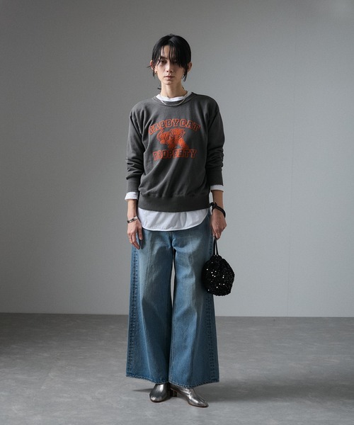 SALON adam et rope'（サロン アダム エ ロペ）の「スパンコールベロアバッグ（ハンドバッグ・レディース・ブラック/グレー・FREE）」の8枚目の写真