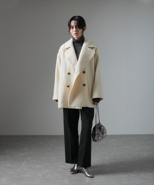 SALON adam et rope'（サロン アダム エ ロペ）の「スパンコールベロアバッグ（ハンドバッグ・レディース・ブラック/グレー・FREE）」の12枚目の写真