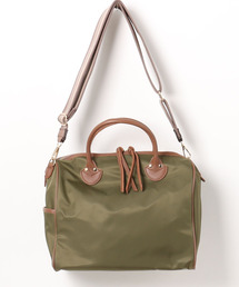 perche（ペルケ）の「ペルケ perche / ナイロン牛革付属テープショルダー2wayボストンL（ボストンバッグ）」