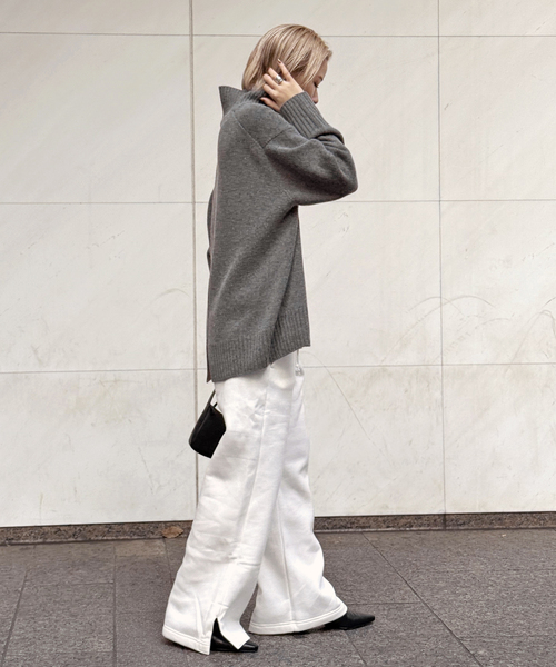 ♡NIKE♡フリースワイドパンツ NIKE（ナイキ）の「【NIKE/ ナイキ】フリース ワイド パンツ
