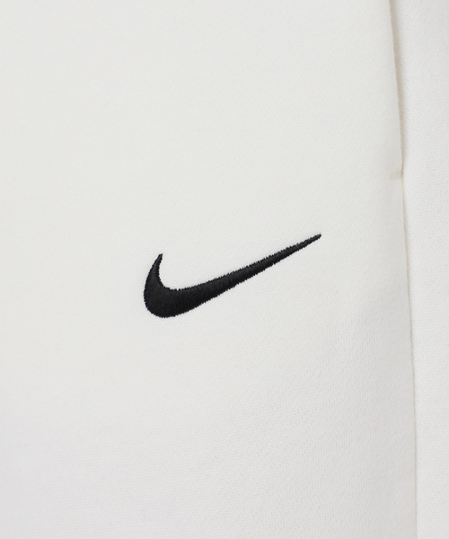NIKE　ジャージ　フルレングス　ホワイト　ロゴ　刺繍　ワイド　フィットネス NIKE/ ナイキ】フリース ワイド パンツ（スラックス）｜NIKE（ナイキ