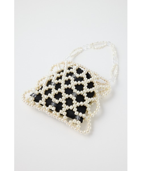 MOUSSY(マウジー)の「MIX BEADS PEARL バッグ(ハンドバッグ・レディース・オフホワイト・FREE)」の7枚目の写真