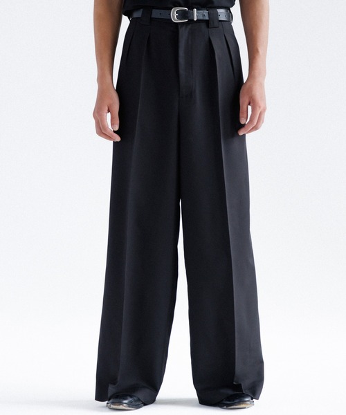 Wide straight slacks / ワイドストレートスラックス