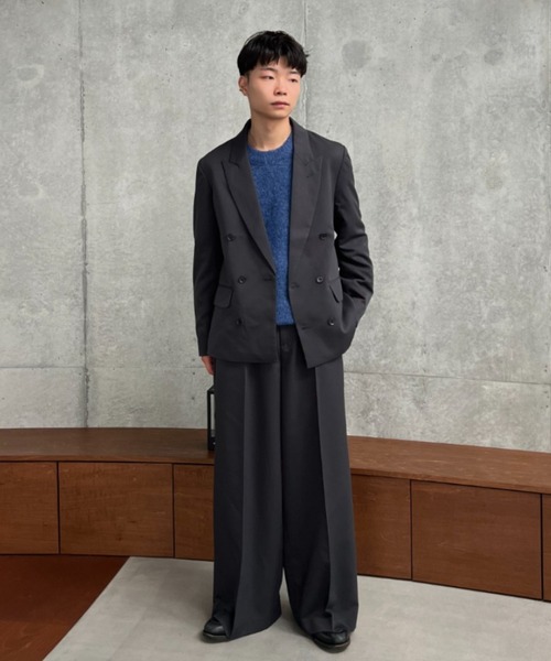 Wide straight slacks / ワイドストレートスラックス