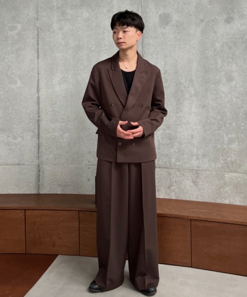 Wide straight slacks / ワイドストレートスラックス