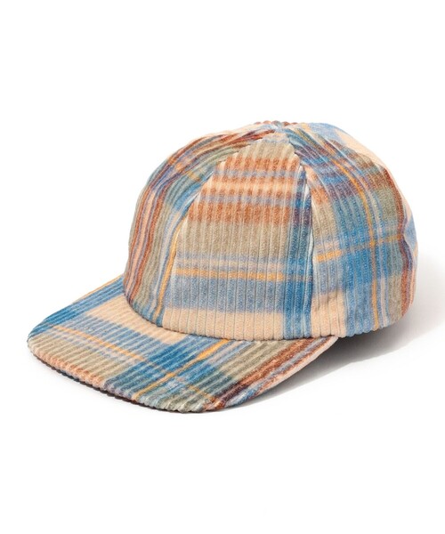 caban（キャバン）の「CABaN チェックプリントコーデュロイ キャップ（キャップ・メンズ・ダークブラウン/ブラウン系その他/ライトベージュ・FREE）」の3枚目の写真