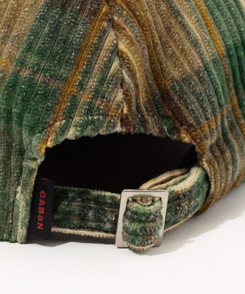 caban（キャバン）の「CABaN チェックプリントコーデュロイ キャップ（キャップ・メンズ・ダークブラウン/ブラウン系その他/ライトベージュ・FREE）」の5枚目の写真