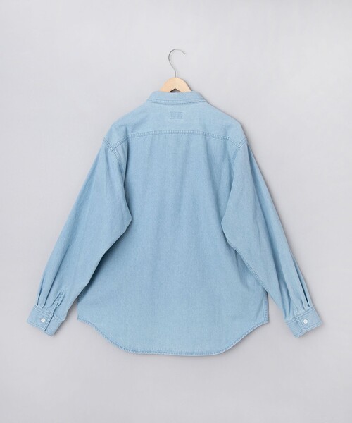 coen（コーエン）の「【C.DENIMS】デニムレギュラーカラーシャツ（シャツ/ブラウス・メンズ・ライトブルー/ネイビー/グレー・M/L/XL）」の18枚目の写真