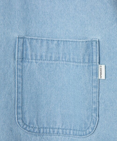 coen（コーエン）の「【C.DENIMS】デニムレギュラーカラーシャツ（シャツ/ブラウス・メンズ・ライトブルー/ネイビー/グレー・M/L/XL）」の20枚目の写真
