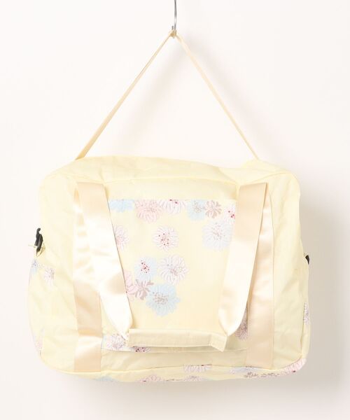 PAUL & JOE ACCESSOIRES(ポールアンドジョーアクセソワ)の「【PAUL & JOE ACCESSOIRES /ポール アンド ジョー アクセソワ 】 クリザンテーム柄 折りたたみボストンバッグ(ボストンバッグ・レディース・ブルー/イエロー/ベージュ・FREE)」の4枚目の写真