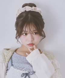 コットンレースシュシュ