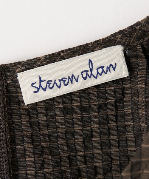 Steven Alan(スティーブンアラン)の「<Steven Alan>TCサッカー ブラウス(シャツ/ブラウス・レディース・ダークブラウン/オフホワイト/ブラック・S/M)」の17枚目の写真