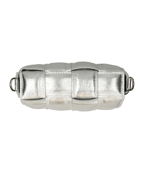 andrea cardone（アンドレアカルドネ）の「【ANDREA CARDONE】イントレチャートレザーショルダーバッグ(Q56415)（ショルダーバッグ・レディース・シルバー・ALL）」の10枚目の写真