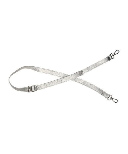 andrea cardone（アンドレアカルドネ）の「【ANDREA CARDONE】イントレチャートレザーショルダーバッグ(Q56415)（ショルダーバッグ・レディース・シルバー・ALL）」の12枚目の写真