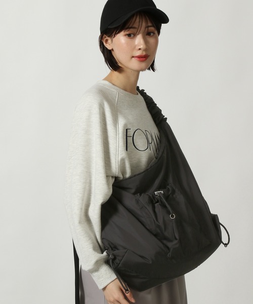 LAKOLE（ラコレ）の「3ドロストラージショルダーバッグ / 253062（ショルダーバッグ・レディース・ブラック/オフホワイト・FREE）」の2枚目の写真