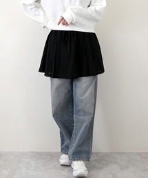 STYLEBLOCK | 綿レースレイヤードミニスカート(スカート)