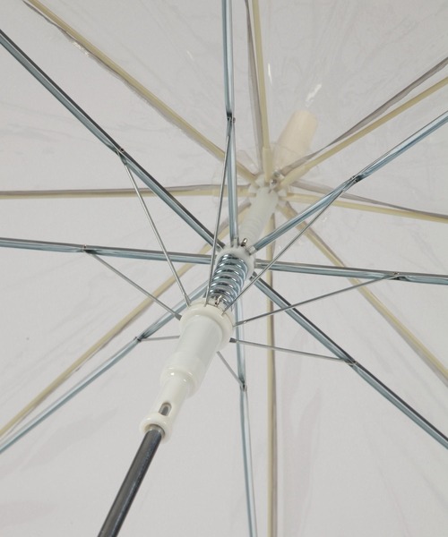 studio CLIP(スタディオクリップ)の「クリアパイピングビニール傘(長傘・レディース・グレー/ホワイト/ネイビー/ダークブルー/オフホワイト/ベージュ/スカイブルー・FREE)」の22枚目の写真
