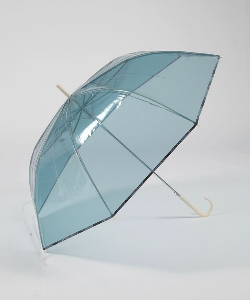 studio CLIP(スタディオクリップ)の「クリアパイピングビニール傘(長傘・レディース・グレー/ホワイト/ネイビー/ダークブルー/オフホワイト/ベージュ/スカイブルー・FREE)」の11枚目の写真