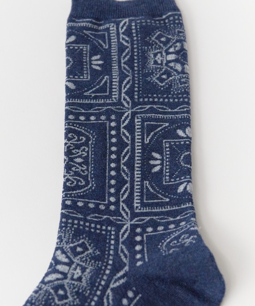 ANONYMOUSISM/アノニマスイズム バンダナクルー 靴下（ソックス