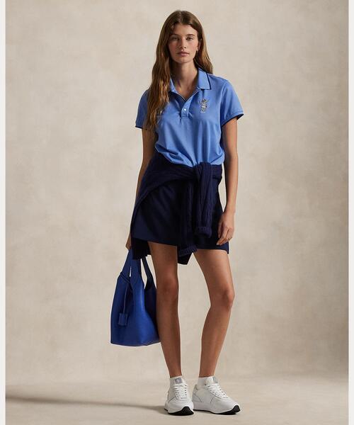 RLX GOLF(アールエルエックスゴルフ)の「テーラード フィット Polo ベア ポロシャツ(ポロシャツ・レディース・ブルー・S/M/XS)」の8枚目の写真