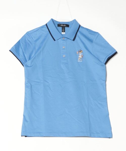 RLX GOLF(アールエルエックスゴルフ)の「テーラード フィット Polo ベア ポロシャツ(ポロシャツ・レディース・ブルー・S/M/XS)」の5枚目の写真
