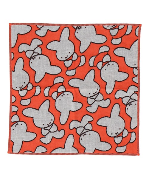 MIFFY 三重ガーゼンハンカチ<70周年・総柄全身>（ハンカチ/ハンド