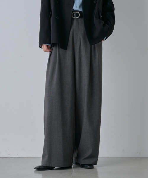 COLONY 2139(コロニートゥーワンスリーナイン)の「TRPUボックスタックバギースラックス(スラックス・メンズ・ブラック/グレー・MEDIUM/LARGE)」の13枚目の写真