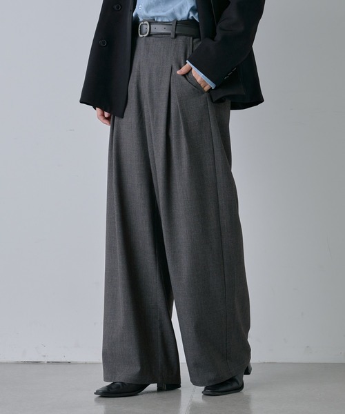 COLONY 2139(コロニートゥーワンスリーナイン)の「TRPUボックスタックバギースラックス(スラックス・メンズ・ブラック/グレー・MEDIUM/LARGE)」の14枚目の写真