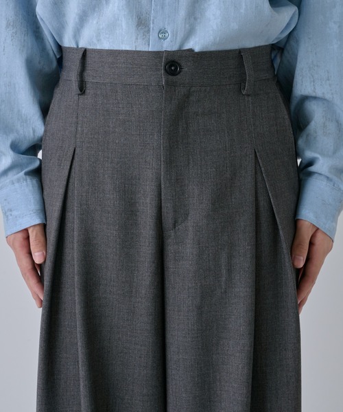 COLONY 2139(コロニートゥーワンスリーナイン)の「TRPUボックスタックバギースラックス(スラックス・メンズ・ブラック/グレー・MEDIUM/LARGE)」の6枚目の写真