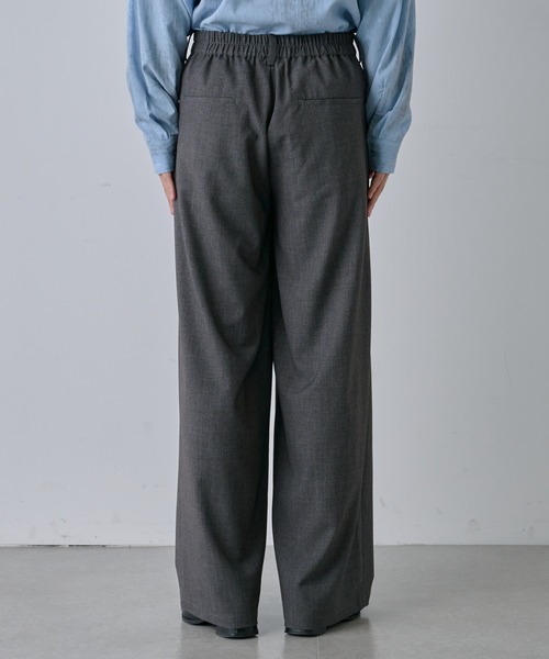 COLONY 2139(コロニートゥーワンスリーナイン)の「TRPUボックスタックバギースラックス(スラックス・メンズ・ブラック/グレー・MEDIUM/LARGE)」の5枚目の写真