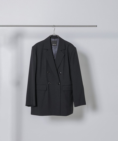 ROSE BUD（ローズバッド）の「オーバーショルダージャケット（その他アウター・レディース・ブラック/ベージュ・S/M）」の9枚目の写真