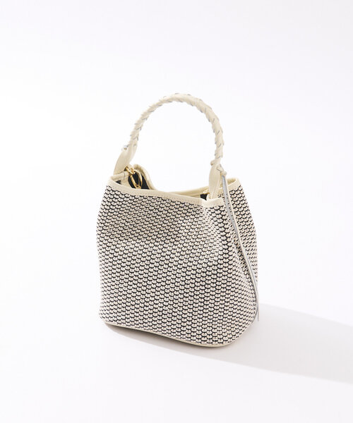 RIVE DROITE（リヴドロワ）の「【上品デザイン】CITY BASKET-hand2（ハンドバッグ・レディース・アイボリー/ブラウン/ブラック・FREE）」の10枚目の写真