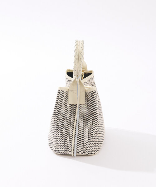 RIVE DROITE（リヴドロワ）の「【上品デザイン】CITY BASKET-hand2（ハンドバッグ・レディース・アイボリー/ブラウン/ブラック・FREE）」の9枚目の写真