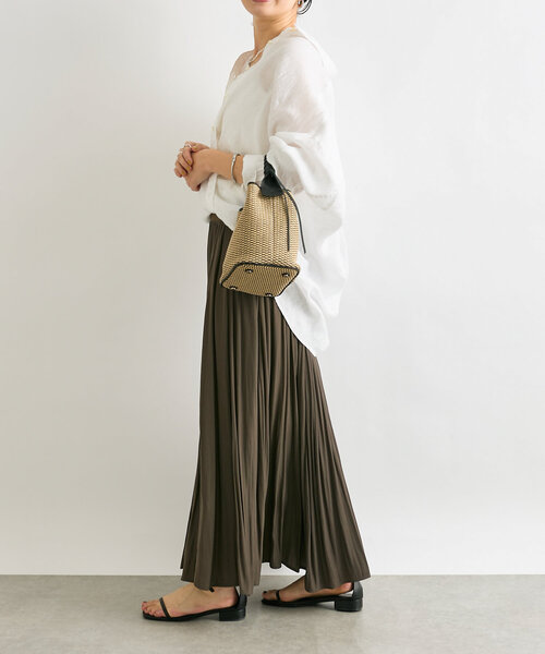 RIVE DROITE（リヴドロワ）の「【上品デザイン】CITY BASKET-hand2（ハンドバッグ・レディース・アイボリー/ブラウン/ブラック・FREE）」の13枚目の写真