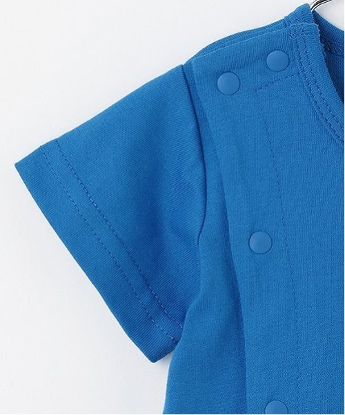 XLARGE KIDS（エクストララージキッズ）の「バックロゴショートオール（ロンパース・キッズ・ホワイト/ブラック/ブルー・70cm）」の8枚目の写真