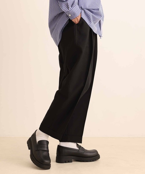 Gramicci（グラミチ）の「【別注】《GRAMICCI/グラミチ》2WAY STRETCH WIDE TAPERED CROPPED（スラックス・メンズ・ベージュ/チャコールグレー/ライトグレー/ブラック・S/M/L/XL）」の22枚目の写真