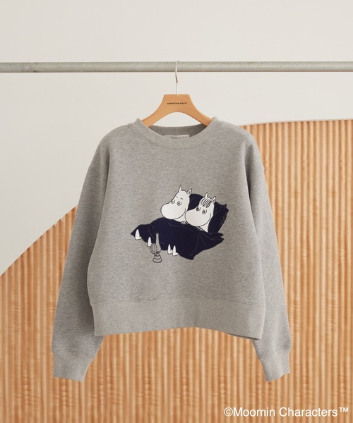 MOOMIN（ムーミン）の「ムーミン お裁縫刺しゅうのスウェットトップス