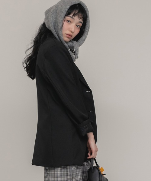 セール】オーバーサイズベーシックテーラードジャケット / レディース