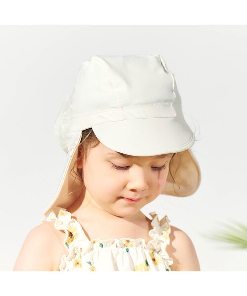 セール】【UVカット】リボンスイムキャップ（スイムグッズ）｜apres