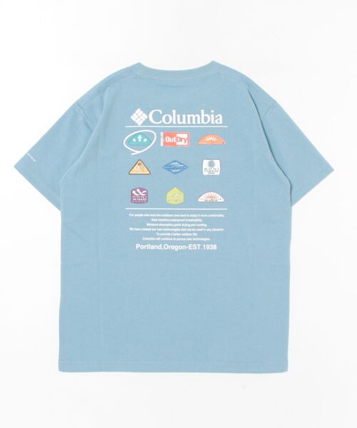 Columbia（コロンビア）の「columbia/コロンビア Y STUCK BROOK GRAPHIC S/S キッズ Tシャツ PY0495（Tシャツ/カットソー・キッズ・サックスブルー/ブラック/ホワイト・L/M/S）」の4枚目の写真
