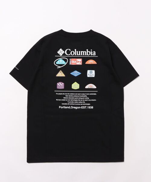 Columbia（コロンビア）の「columbia/コロンビア Y STUCK BROOK GRAPHIC S/S キッズ Tシャツ PY0495（Tシャツ/カットソー・キッズ・サックスブルー/ブラック/ホワイト・L/M/S）」の5枚目の写真