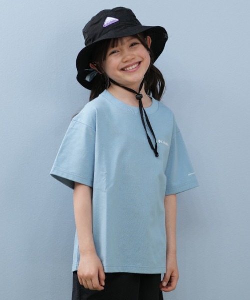 Columbia（コロンビア）の「columbia/コロンビア Y STUCK BROOK GRAPHIC S/S キッズ Tシャツ PY0495（Tシャツ/カットソー・キッズ・サックスブルー/ブラック/ホワイト・L/M/S）」の16枚目の写真