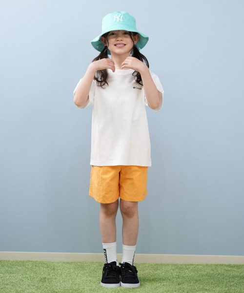 Columbia（コロンビア）の「columbia/コロンビア Y STUCK BROOK GRAPHIC S/S キッズ Tシャツ PY0495（Tシャツ/カットソー・キッズ・サックスブルー/ブラック/ホワイト・L/M/S）」の7枚目の写真