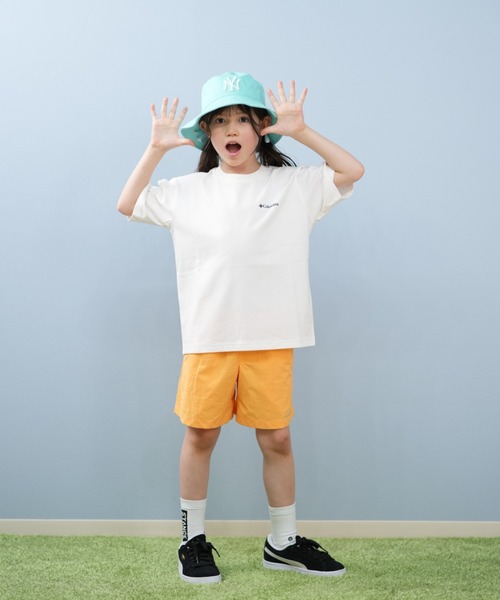 Columbia（コロンビア）の「columbia/コロンビア Y STUCK BROOK GRAPHIC S/S キッズ Tシャツ PY0495（Tシャツ/カットソー・キッズ・サックスブルー/ブラック/ホワイト・L/M/S）」の9枚目の写真