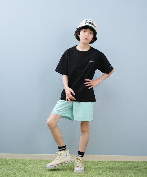 Columbia（コロンビア）の「columbia/コロンビア Y STUCK BROOK GRAPHIC S/S キッズ Tシャツ PY0495（Tシャツ/カットソー・キッズ・サックスブルー/ブラック/ホワイト・L/M/S）」の11枚目の写真