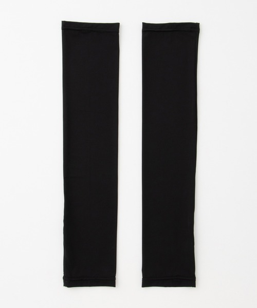 Honeys（ハニーズ）の「【ハニさら・接触冷感・吸水冷感・抗菌防臭・ＵＶカット】アームカバー／４０ｃｍ（アームカバー・レディース・ブラック/ライトグレー・FREE）」の14枚目の写真