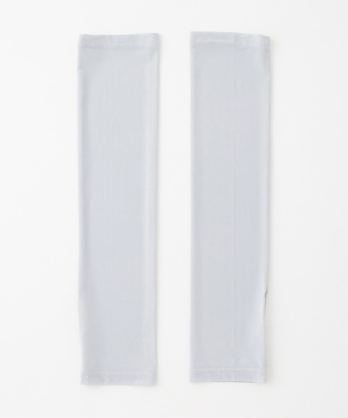 Honeys（ハニーズ）の「【ハニさら・接触冷感・吸水冷感・抗菌防臭・ＵＶカット】アームカバー／４０ｃｍ（アームカバー・レディース・ブラック/ライトグレー・FREE）」の17枚目の写真