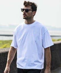 1PIU1UGUALE3  RELAX  | 1PIU1UGUALE3 RELAX(ウノピゥウノウグァーレトレ リラックス)シンプルロゴ バック刺繍 ベーシック半袖Tシャツ(Tシャツ/カットソー)